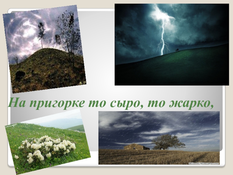 Презентация. Чтение стихотворения А. Фета Вечер На пригорке то сыро, то жарко, На пригорке то сыро, то жарко,