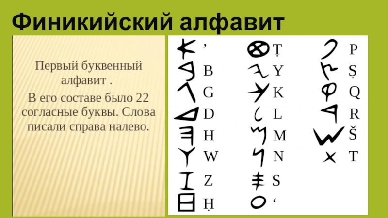 В чем недостаток финикийского алфавита