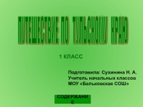 Презентация по русскому языку 1 класс Путешествие по Тульскому краю