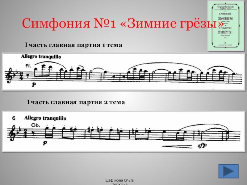 Симфония 5 чайковский презентация 8 класс