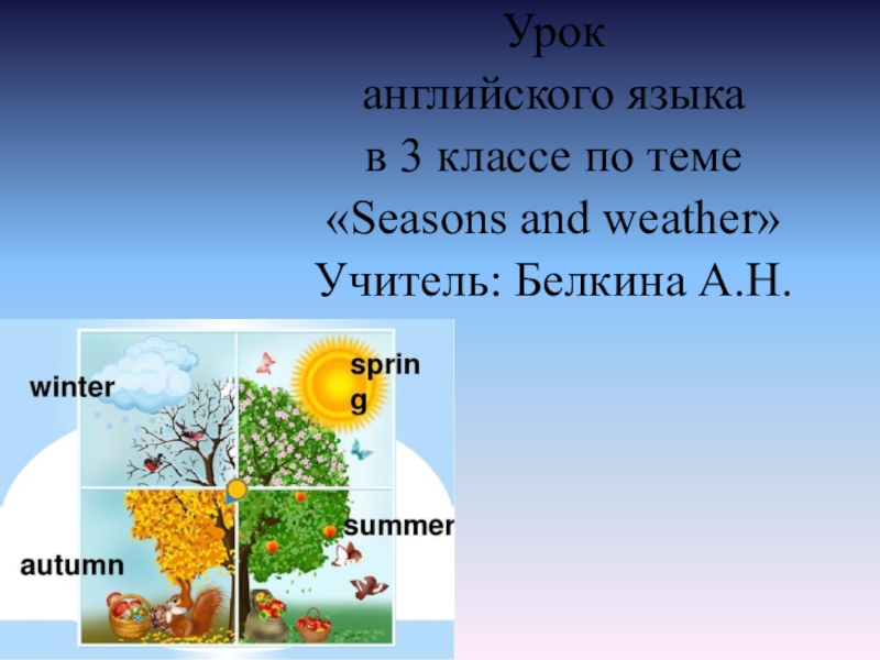 Проект времена года 3 класс готовый проект. Урок на тему Seasons. Seasons and weather презентация. Тема Seasons and weather.