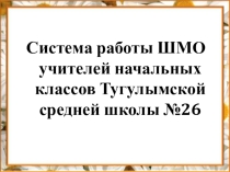 Презентация к проекту Повышение эффективности и качества образования в начальной школе в условиях реализации ФГОС НОО