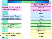 Презентация по истории на тему Нашествие Монголо-Татар