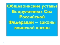 Уставы
