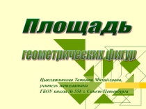 Презентация по геометрии на тему Площадь (8 класс)