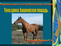 Презентация к уроку истории и культуры Башкортостана для 6 класса
