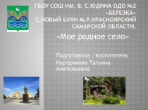 Познакомить детей с родным селом.Его достопримечательностями.