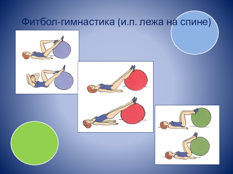 Комплекс упражнений с фитболом для детей с картинками