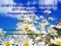 Итоговый отчет за год в виде презентации