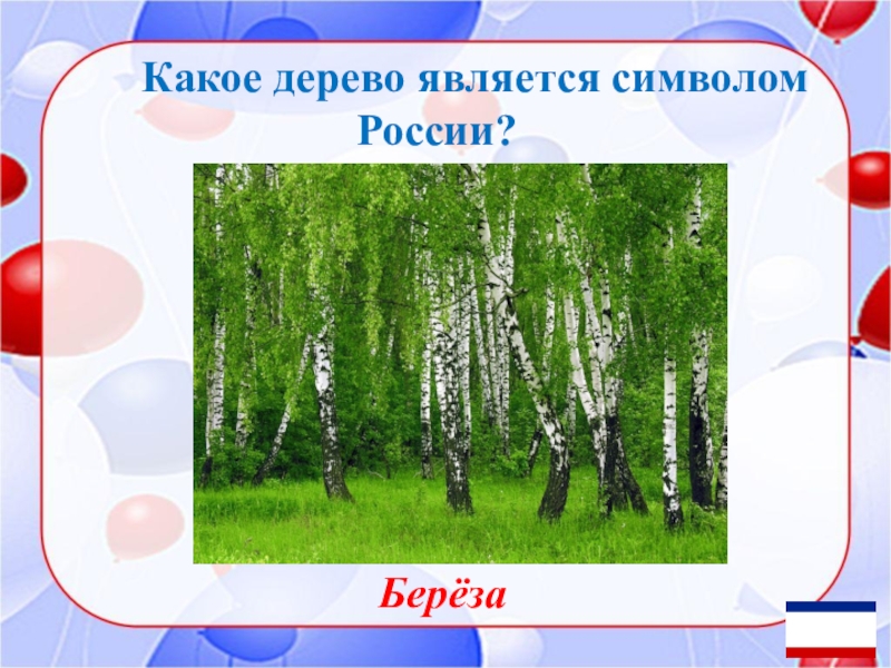 Картинки береза символ россии для детей