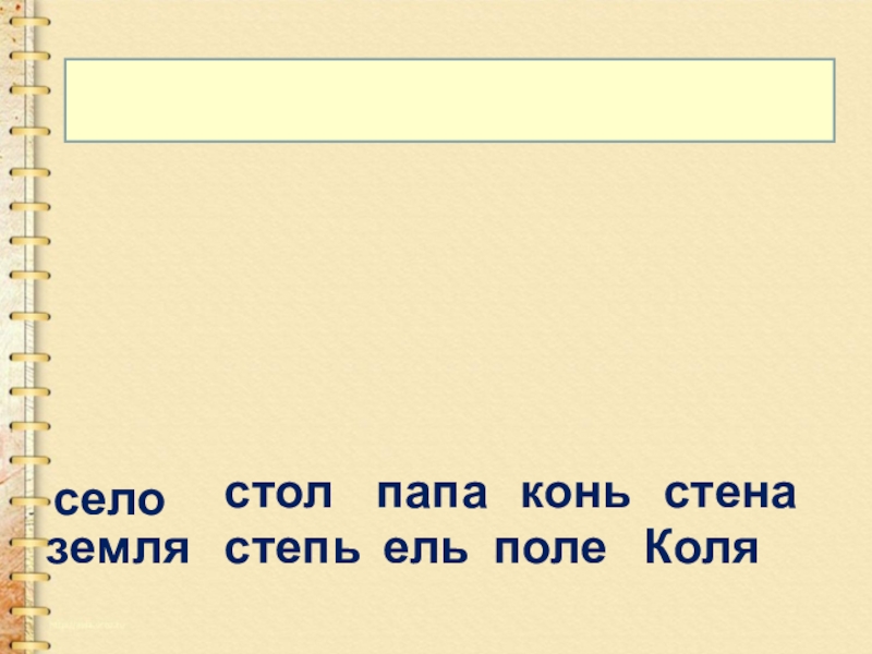 Папа земля. Склонять слово степь. Конь Коля. Стол стена степь по русскому. Склонение стол стена степь.