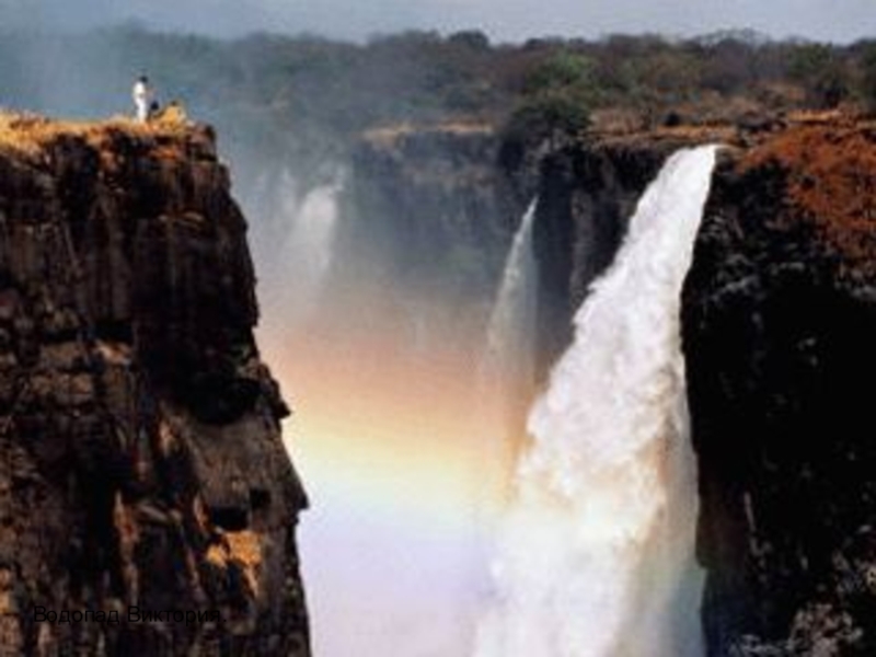 Презентация по географии Внутренние воды Африки Водопад Виктория. Водопад Виктория.