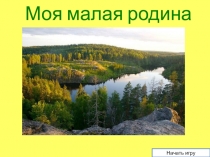 Презентация Игра по теме Карелия
