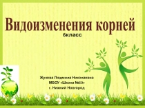 Презентация по биологии на тему Видоизменения корней (6 класс)