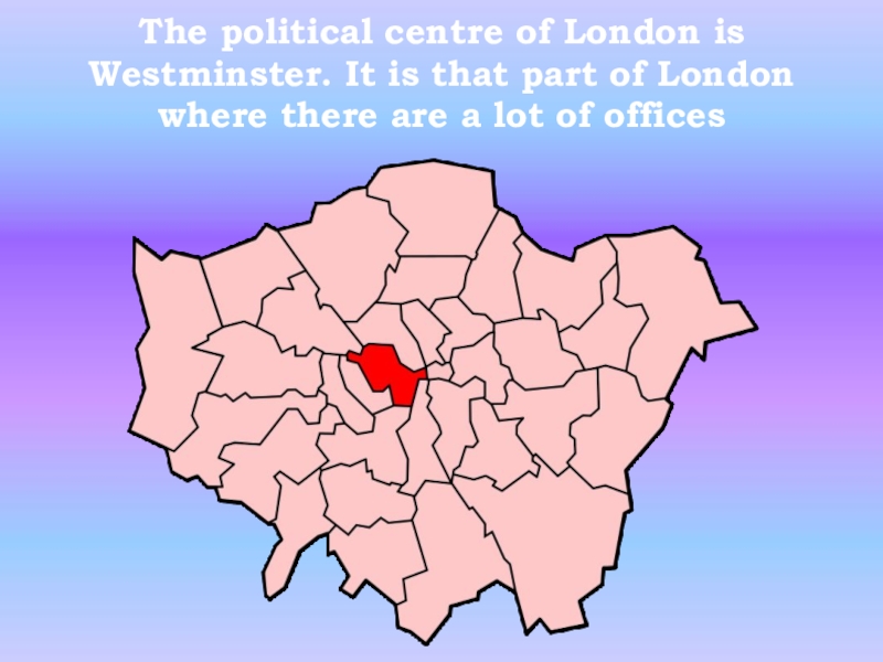 What is the political centre of london