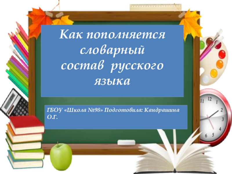 Презентация на тему