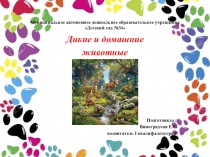 Презентация Дикие и домашние животные
