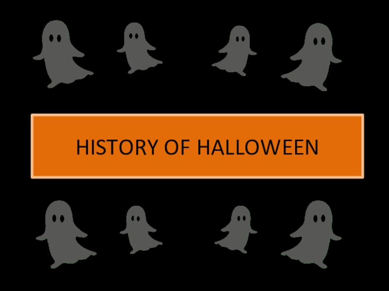 Презентация Презентация по английскому языку на тему History of Halloween (9-11 класс)