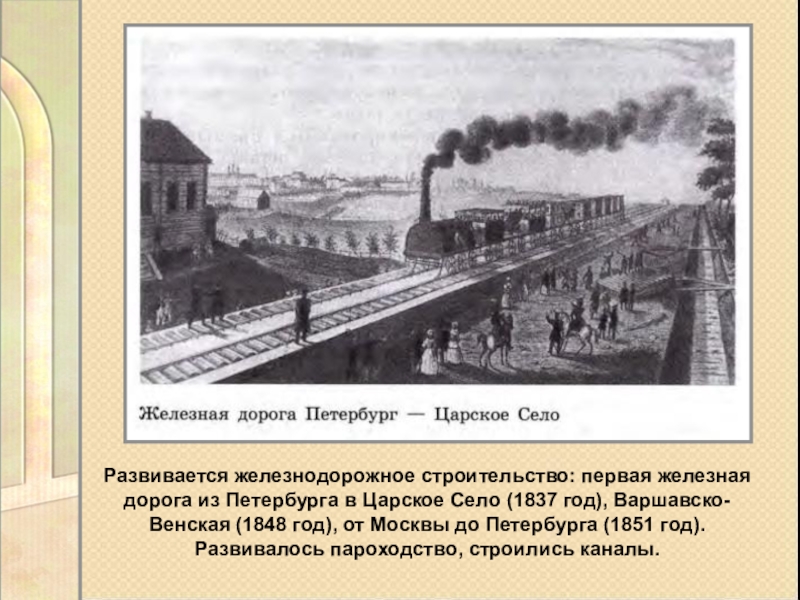 Первая железная дорога в москве