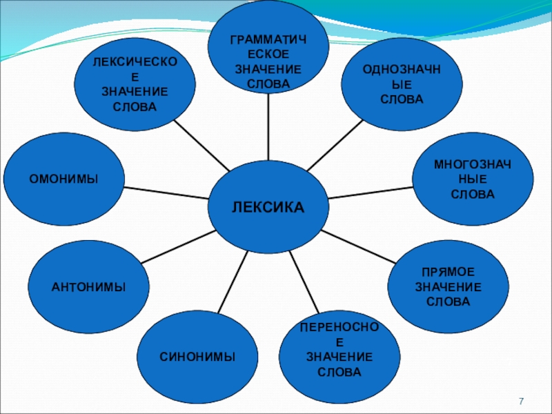 Проект на тему лексика