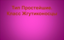Прзентация на тему Жгутиковые
