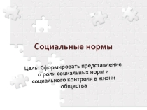 Презентация Социальные нормы и отклоняющееся поведение урок 1