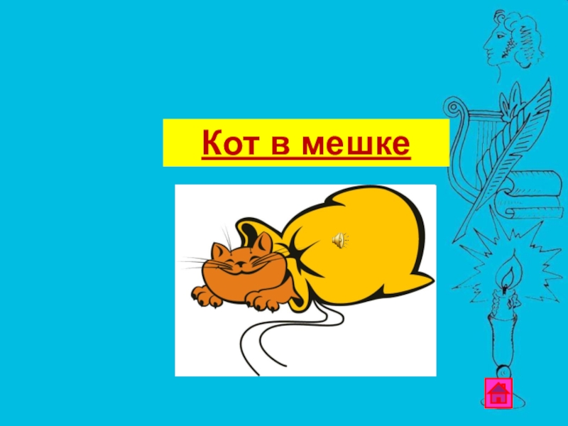 Кот в мешке картинка