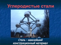Презентация по материаловедениюУглеродистые стали