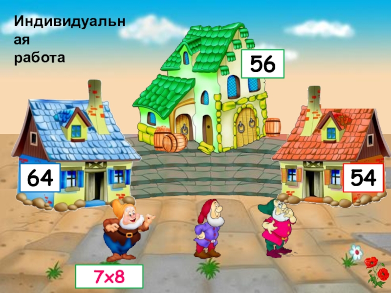 Презентация Весело с гномами математика 3 класс 7х8565464Индивидуальнаяработа 7х8565464Индивидуальнаяработа