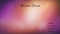 Презентация по английскому языку на тему Ancient China