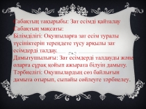 Презентация Зат есім қайталау (2 сынып)