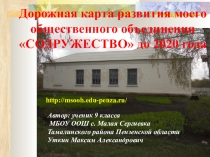 Презентация Дорожная карта моего общественного объединения