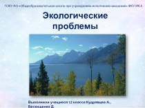 Презентация к неделе экологии Воды Амура