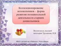 Коллекционирование в ДОУ