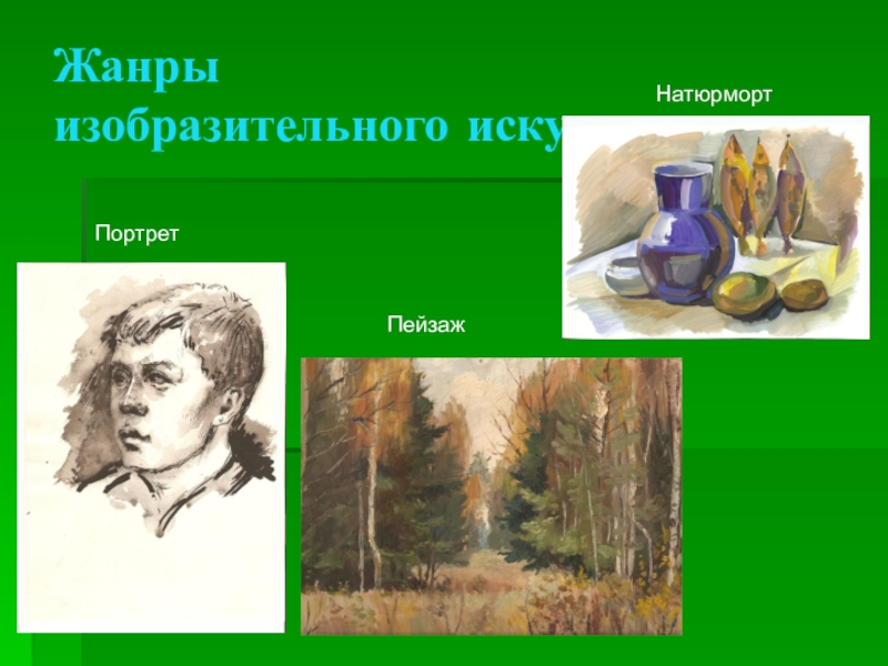 Урок изо 6 класс жанры в изобразительном искусстве конспект и презентация