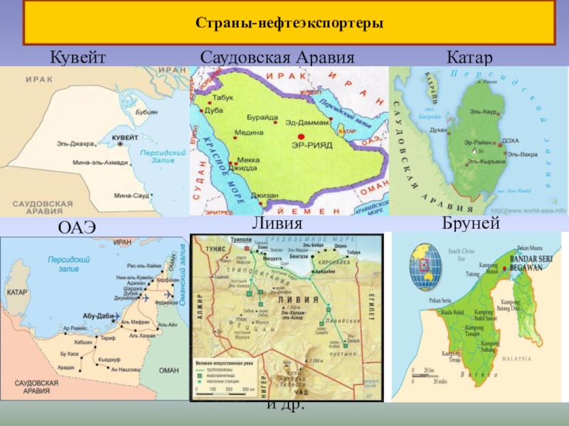 Арабские эмираты и саудовская аравия карта