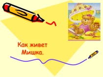 Презентация  Как живет мишка
