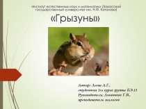 Презентация по зоологии на тему Грызуны