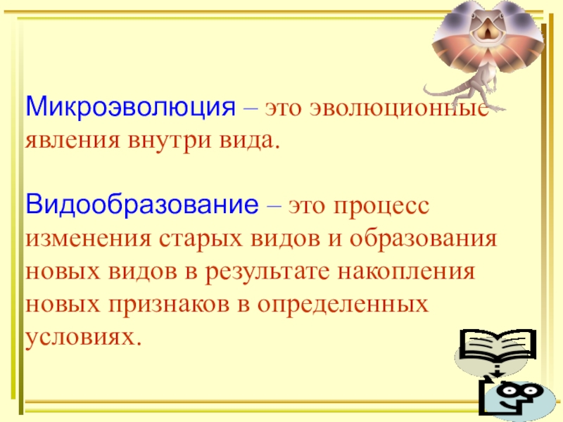 Презентация 9 класс по биологии видообразование 9 класс