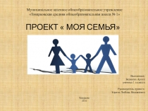 Проект Моя семья(презентация по окружающему миру, 1 класс)