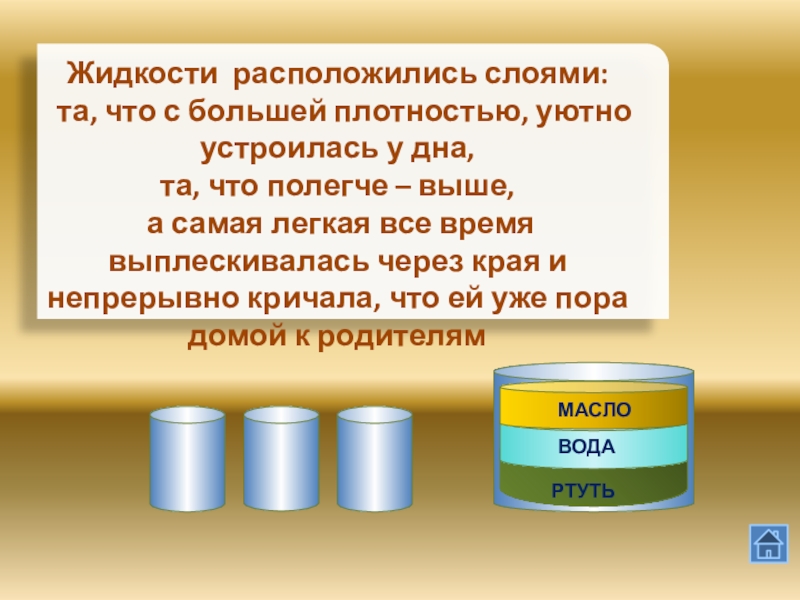 Мощность жидкости. Жидкость с самой высокой плотностью.