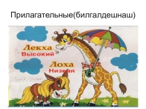 Презентация к уроку Прилагательное