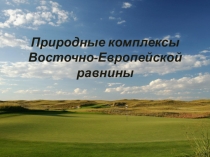 Природные комплексы Восточно-Европейской равнины