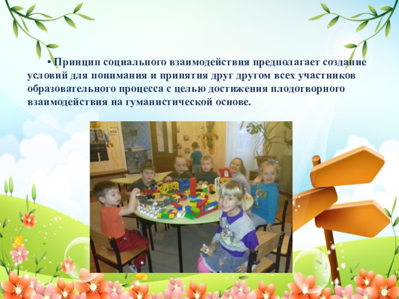 Принципы построения воспитательного образовательного процесса с детьми логопатами, согласно требованиям типовой образовательной программы дошкольного образования Растим личность. Адаптированная образовательная программа. • Принцип социального взаимодействия предполагает создание условий для понимания и принятия • Принцип социального взаимодействия предполагает создание условий для понимания и принятия друг другом всех участников образовательного процесса