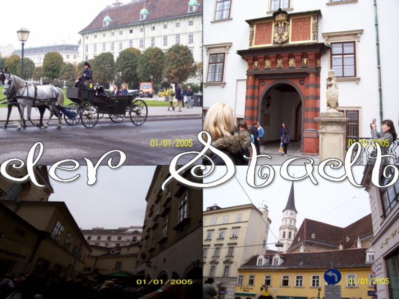 Презентация на немецком языке Австрия der Stadt der Stadt