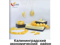 Презентация по географии на тему Калининградский экономический район (9 класс)
