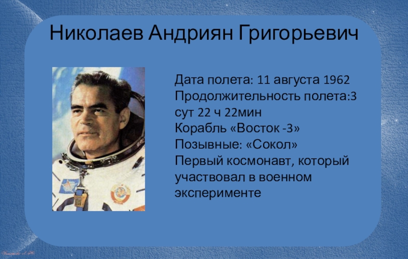 Андриян григорьевич. Николаев Андриян Григорьевич и Восток 3. Восток 3 Андриян Григорьевич. Андриян Григорьевич Николаев Восток. Андриян Григорьевич Николаев первый полет.