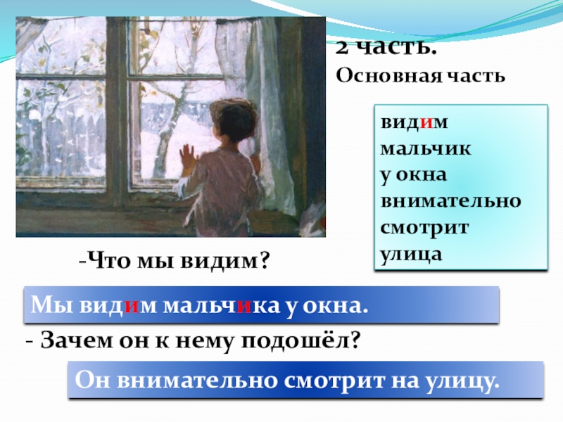 Сочинение по картине у окна 6 класс по русскому хузин