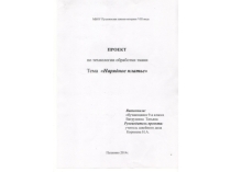 Презентация проекта Нарядное платье