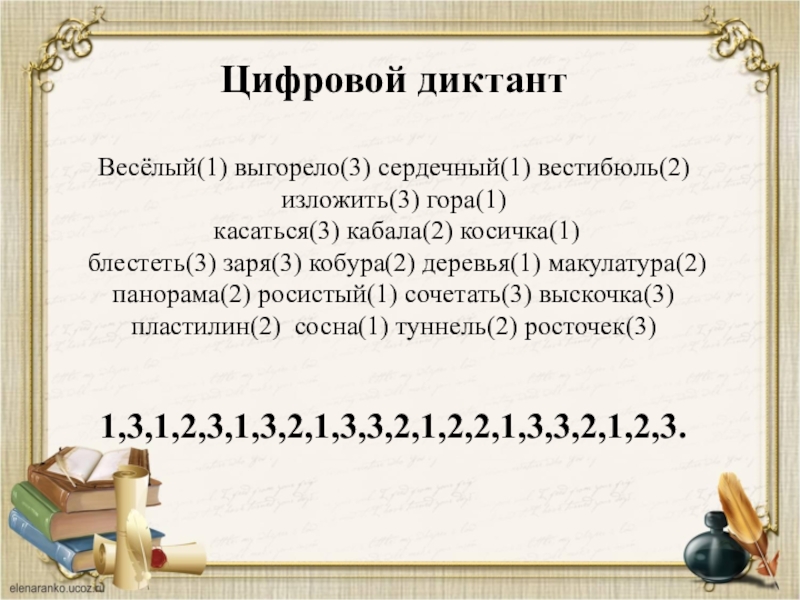 Урок русский язык 11. Цифровой диктант. Цифровой диктант по русскому языку. Составить цифровой диктант. Буквенно цифровой диктант.